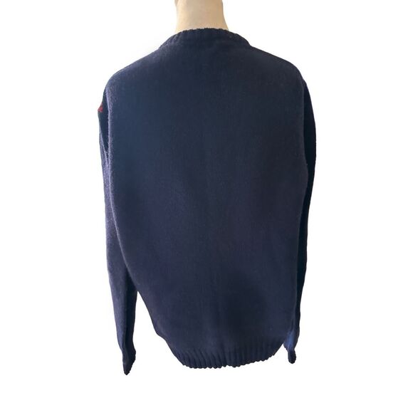 Knights Bridge Sweater Pullover Made in Italy 90s 70% Wool Size L - Picture 3 of 4